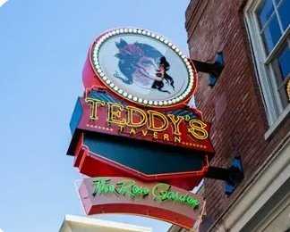 Exterior of Teddy's Tavern in downtown Nashville
